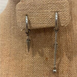 Silver Drop Earrings